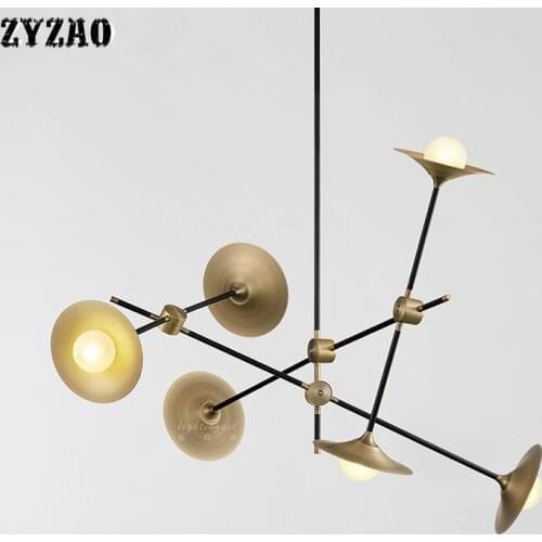 Postmodern Nordic Designer Iorn Art Hanging Lamp Living Room Bedroom Chandelier Lighting Indoor Home Decor Led Hanglamp Lights