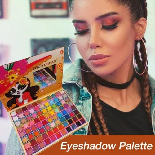 88 Color Rainbow Matte Shimmer Glitter Eyeshadow Composition Eyeshadow Palette Glitter Eyeshadows Tray Large Capacity Best Gi