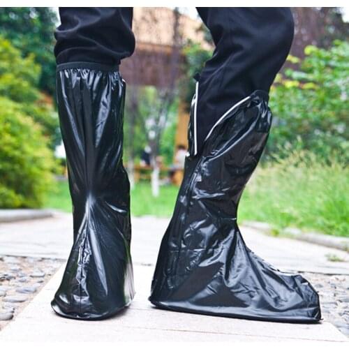 Men Womens Waterproof Shoes Cover Non-Slip PVC Rain Cover for Shoes Motorcycle Riding Cycling Overshoes Shoes Protective Cover