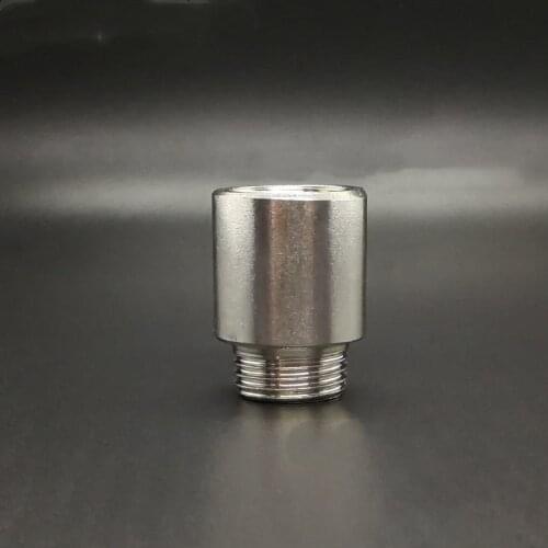 1/2" BSP Male To Female Thread 201 Stainless Steel Extension Joint Pipe Fitting Coupler Connector Adapter