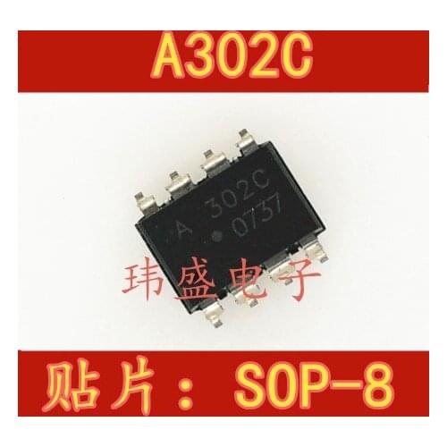 10pcs A302C ACPL-302C HCPL-302C SOP4