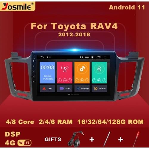 2 Din Android 11 Car Multimedia For Toyota RAV4 Rav 4 2012 2013 2014 2015 2016 2017 2018 Radio Player Auto Stereo CarplayVoice