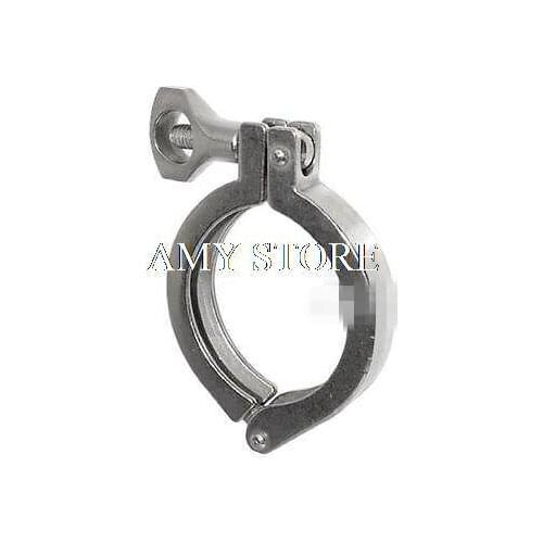 2pcs 1.5" 38mm TRI CLAMP 304 STAINLESS STEEL HEAVY DUTY FOR TriClamp Ferrule OD 50.5MM