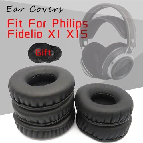 Earpads For Philips Fidelio X1 X1S Headphone Earpads Replacement Headset Ear Pad PU Leather Sponge Foam
