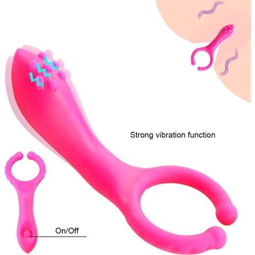 Anal plug G-spot Vibrator Dildo Cock Ring Clip Nipple Clitoris Stimulation Penis Massage Sex Toy For Women Men