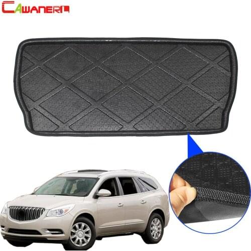 Cawanerl Car Styling Tail Trunk Mat Floor Tray Boot Liner Cargo Kick Carpet Luggage Protector Pad For Buick Enclave 2009-2014