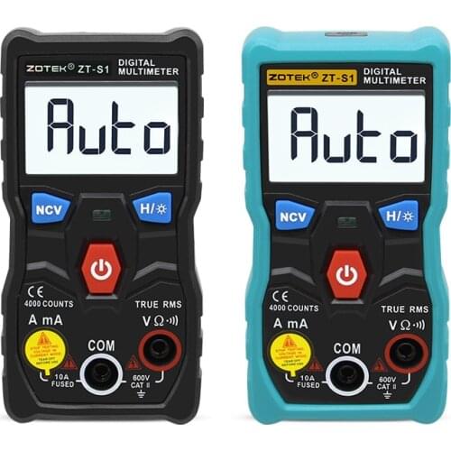 ZOYI ZT-S1 True RMS Digital Multimeter tester auto ranging automotriz Mmultimetro 10A Meter Voltage NCV LCD backlight Flashlight