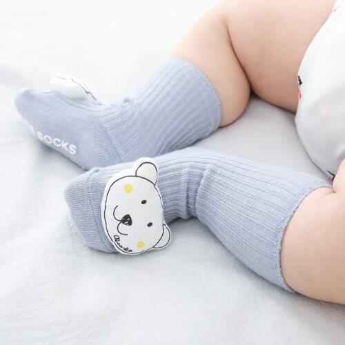 Kids Warm Socks For Boys Girls Infant Newborn Cotton Cartoon Non-slip Baby Toddler Socks Baby Accessories
