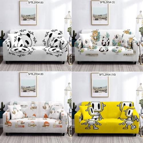 Cartoon panda bird Plaid sofa Plaids and covers all sofas Big sofa sofas for living room large sofas Plaid on the sofa sofa bed
