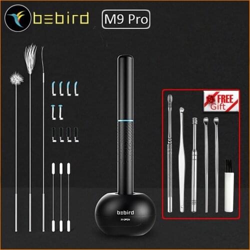 Original Bebird A2 SE Intelligent Visual Ear Stick Otoscope Safety in-ear Endoscope Ear picker tool with Mini Camera VS M9 pro