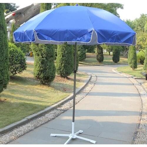 215cm diameter Outdoor Tent Umbrella Auminum Alloy Folding Umbrella Summer Portable Beach Umbrella With Base
