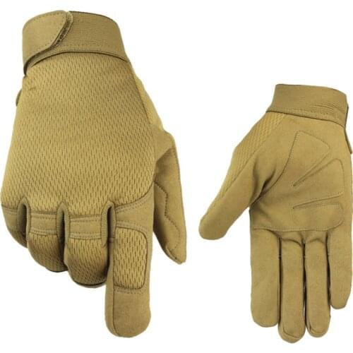 TAK YIYING Army Camouflage Tactical Gloves Men Breathable Paintball Military Shoot Full Finger Gloves