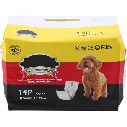 Pet Dog XS Male Dog Puppy Belly Wraps Diaper Nappy Sanitary Physiological Pants Dog Physiological Pants Pet Diapers