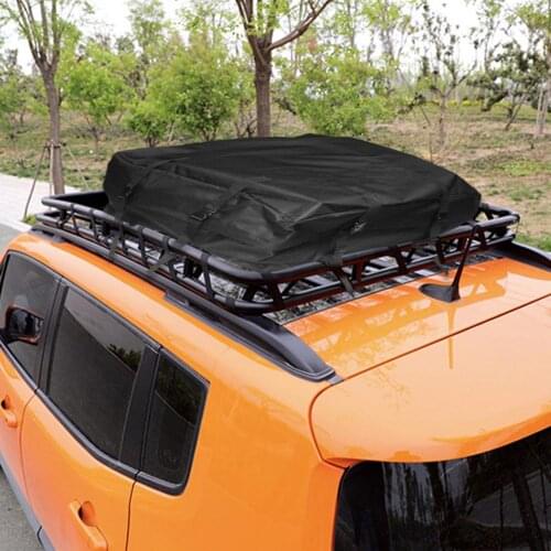 600D Oxford Car Roof Box Roof Bag Waterproof Rooftop Luggage Carrier Storage Bag Travel Waterproof Bag For SUV Cars