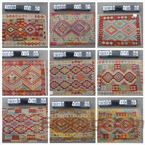 Kilim Fabric Hand Knitted Carpets Livingroom Carpet Square Rug Turkish Prayer Rugs Natural Sheep Wool