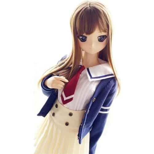 [wamami] Dark Blue Sailor Dress / Suit / Clothes 1/3 SD DOD AOD BJD Dollfie