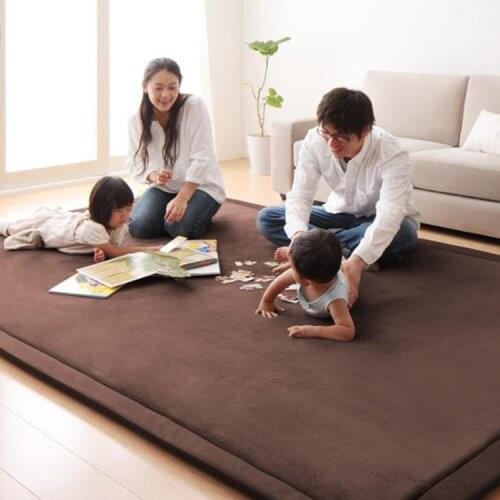 Japanese Coral Velvet Carpet, Children Crawling Blanket, Tatami Mat, Cushion Mattress, Living Room Bedroom