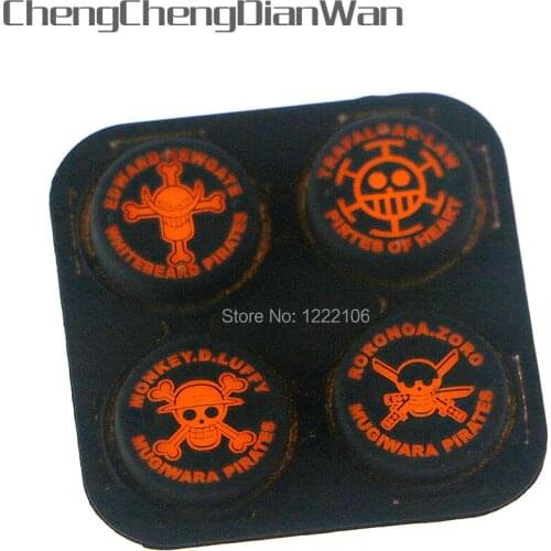 ChengChengDianWan Protective Button Pad Kit Silicone Grip Analog Joystick Cap Cover For PS Vita PSV 1000/2000 Console 100pcs/lot