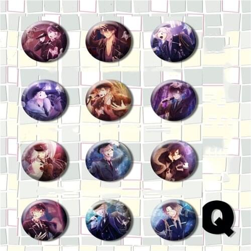 1pcs 58MM Anime Badge DIABOLIK LOVERS Sakamaki Ayato Laito Shu reiji Handsome Vampire Badge Pin Brooch Hat Backpack Badge