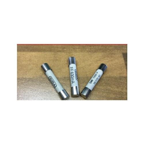 10 pieces / lot New 6.3x32 mm 7012540 FF 630mA AC 700V Ceramic fuse