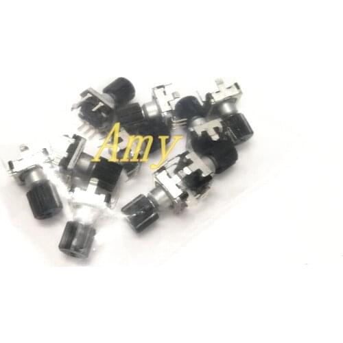 10pcs/lot Japanese type EC11 knob coding switch 30 posioning 15 pulse on board DVD coding