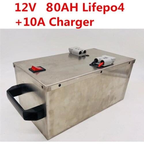 12V 80AH lifepo4 battery camping backup Golf Carts Campers Power Supply EV Solar Storage Motorhomes