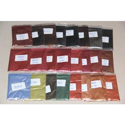 24 different colors DIY Mineral Mica Powder Soap Dye Glittering Soap Colorant Pearl Powder