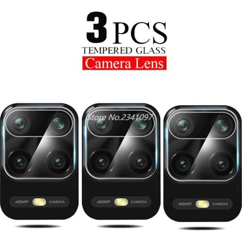 3Pcs Camera Lens Glass for Xiaomi Redmi Note 9S 7 8 9 10 Pro 9T 8T Screen Protector Poco F2 X3 Glass for Redmi 9C 9A Film Case