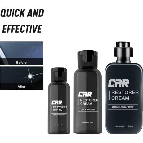 30/50/100ml Car Plastic Parts Retreading Agent Panel Agent Car Polish Wax Plastic Leather Retreading Agent Auto Interior Cleaner