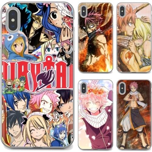 Accessories Cover Bag For Xiaomi Mi A1 A2 A3 5X 6X 8 9 9T 10 10T 11 Lite SE Pro Fairy Tail Natsu And Lucy Wallpaper