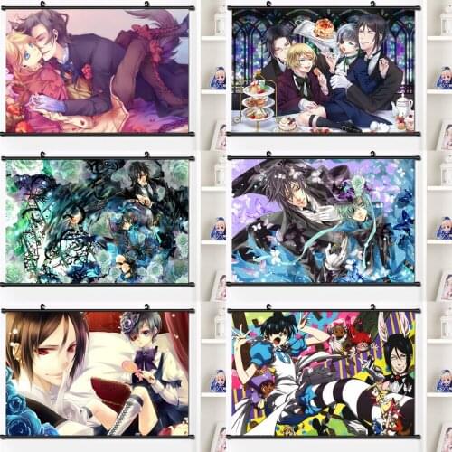 DIY 5D Diamond Painting Anime Black Butler Cross Stitch Kits Mosaic Diamond Embroidery Full Round Picture Art Home Decoration