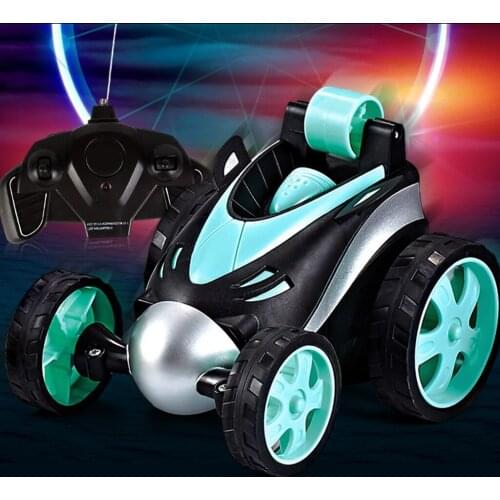 Wireless Remote Control Tumbling Stunt Car for Children Electric Cool RC Toy