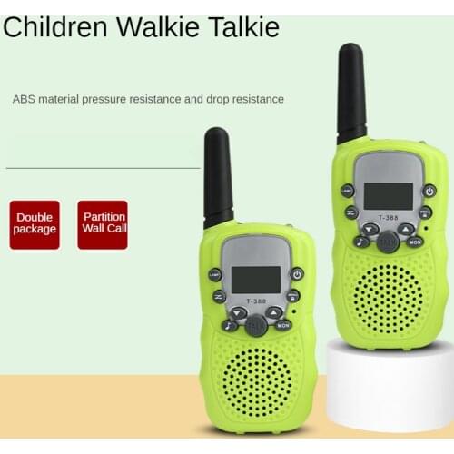 Electronic Product Childrens Toy Walkie-talkie Light Green Mini Radio Parent-child Interactive Walkie-talkie Dropshipping