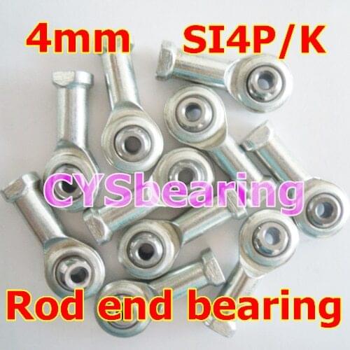 M4 fish eye SI4P/K NHS4 female metric right hand threaded rod ends joint bearing
