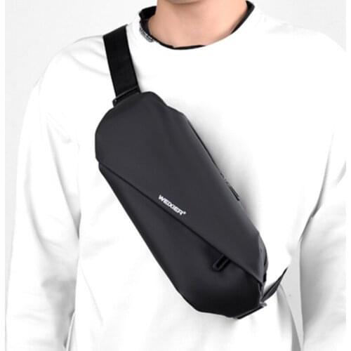 Men Outdoor Sports Waist Bag Casual Messenger Bags Teenager Chest Bag Travel Fanny Pack Waterproof Shoulder Belt Bag