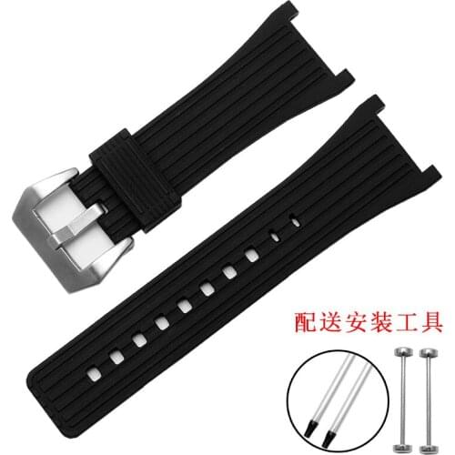 Soft silicone watch band fit Beidou ta208 ta218 Beidou intelligent positioning watch with 30mm