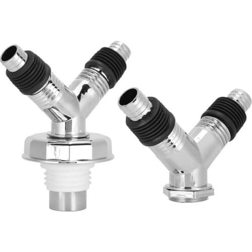 Floor Drain Adapter PVC Dual Purpose Y Pipe Connector Floor Drain Tee Joint Adapter Drain Sealing Tool for Washing Machine