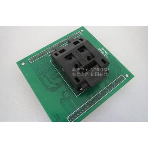 Clamshell QFP100 YAMAICHI IC Burning seat Adapter testing seat Test Socket test bench in the stock free shipping