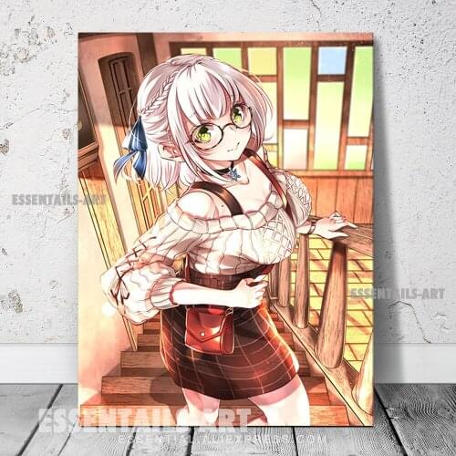 Shirogane Noel Hololive Canvas Wall Art Painting Decor Bedroom Study studio print Living kid Room Home Decoration Prints