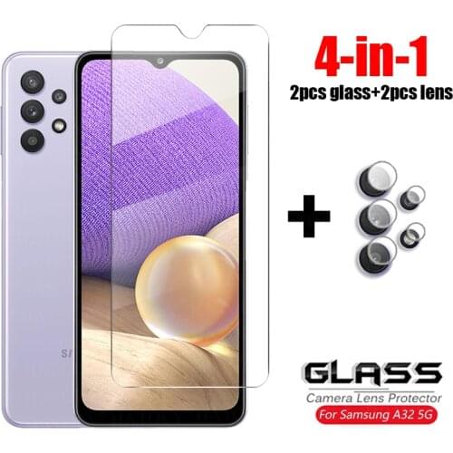 For Glass Samsung Galaxy A32 5G Tempered Glass HD Clear Full Glue Ultra-thin Screen Protector For Samsung A32 A42 A52 A72 Glass