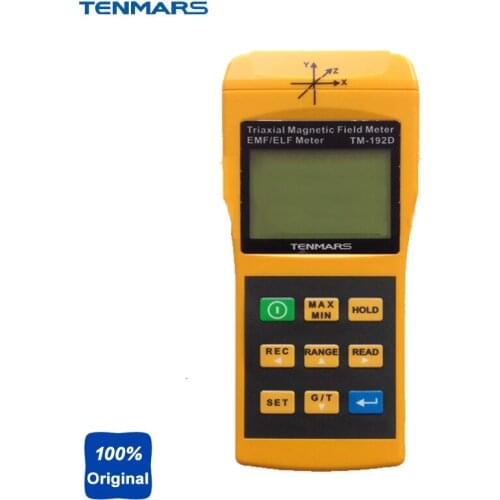 TM-192D USB Datalogger 3-Axis EMF Electromagnetic Test Magnetic Field Tester Gauss Meter Extremely Low Frequency 30 to 2000Hz