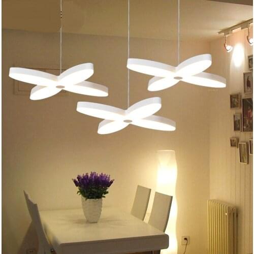 Creative art restaurant lights living room flower pendant lamp 3head round pendant lights bar balcony foyer led lamp LO7184