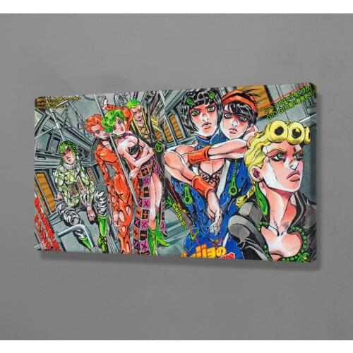 Home Decoration JoJo S Bizarra Adventure Wall Art Canvas Painting Print Posters Modular Anmiation Picture Cuadros For Bedroom