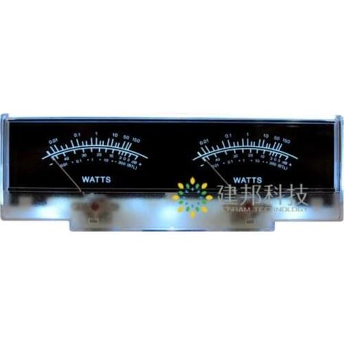 Power Amplifier chassis panel VU meter DB level Header indicator Peak Audio DIY