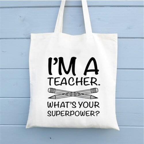 Women Canvas Bags Eco Reusable Shopping Bags Foldable Shoulder Bag Girls Students Casual Handbag Ladies Casual Totebag