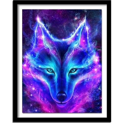 Diamond Embroidery Wolf dream catcher pictures crystal 5D cross-stitch diamonds painting DIY Needlework