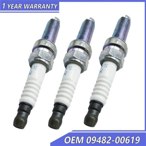 3 Pieces Iridium Spark Plug For Suzuki OEM 09482-00619 ILMAR7A8 0948200619