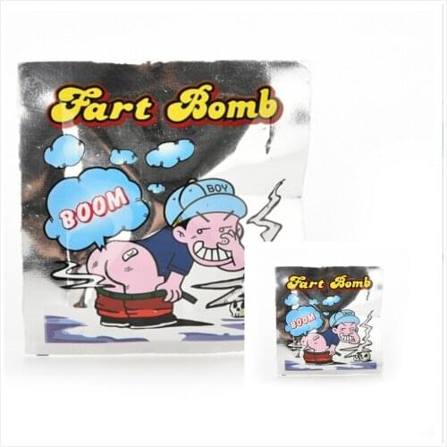 5/10bag/lot Novelty Fart Bomb Bags Stink Bomb Smelly Exploding Mini Bags Fun for a Party or Pranking Someone