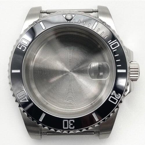 Watch Accessories Case 316 Stainless Steel Watch Case FOR -ROLEX Water Ghost Case Suitable for MINGZHU2813 8215 2836 Movement