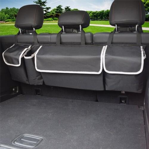 Car Trunk Organizer Car Interior Accessory Back Seat Storage Bag 36x4.7x9.4"